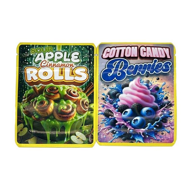 Artistic Dessert Series 3.5g Holographic Mylar Bags